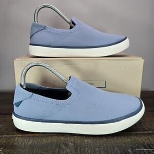 Vessi Boardwalk Slip On Womens Size 8 Waterproof Shoes Sneakers Tidal Blue